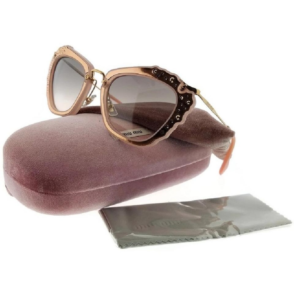 Miu Miu Matte Pink Butterfly Sunglasses Nwt